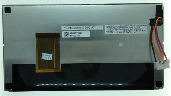 7 &quot;LCM 800 × 480RGB 320cd / m² LQ070Y5DE01 จอแสดงผล TFT LCD ที่คมชัด