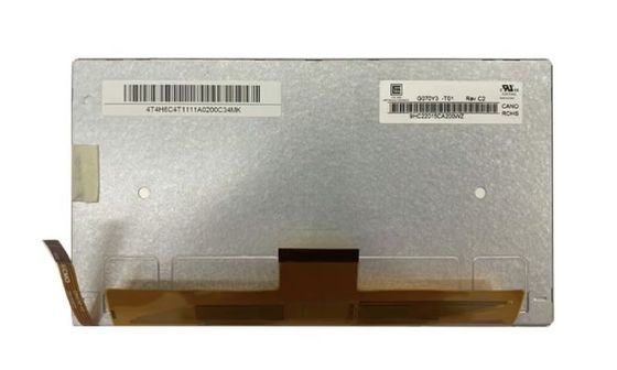 7 นิ้ว TFT Display G070Y3-T01 อายุ ≥ 70K ชั่วโมง WLED Backlight ใช้สําหรับอุตสาหกรรม