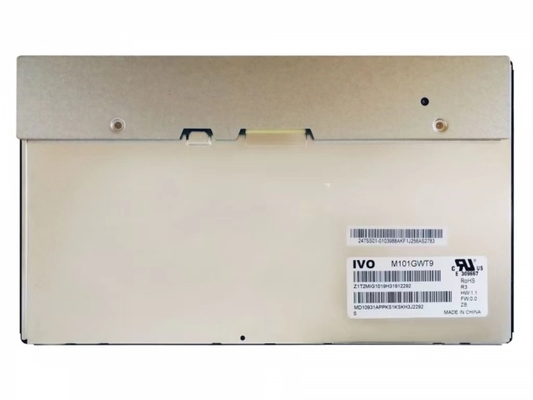 M101GWT9 R3 IVO 10.1&quot; 1024 ((RGB) × 600, 640 cd/m2 จอจอ LCD อินดัสเตรียล