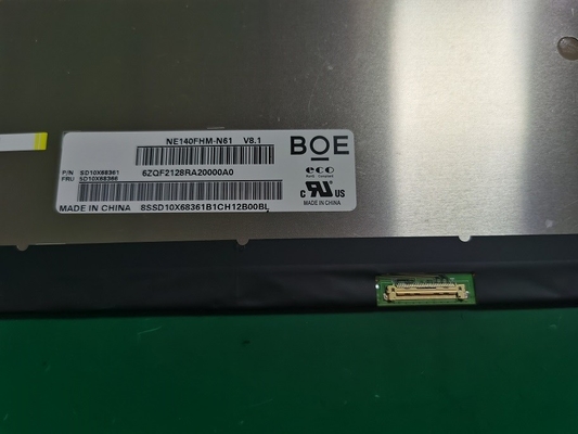 NE140FHM-N61 BOE 14.0&quot; 1920 ((RGB) × 1080, 400 cd/m2 จอ LCD อินดัสตริయల్