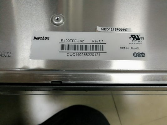 R190EFE-L62 Innolux 19.0&quot; 1280 ((RGB) ×1024, 330 cd/m2 จอ LCD อินดัสทรี