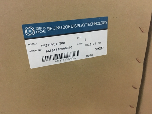 HR270WU1-200 BOE 27.0&quot; 1920 ((RGB) × 1080, 725 cd/m2 จอ LCD อินดัสตริయల్