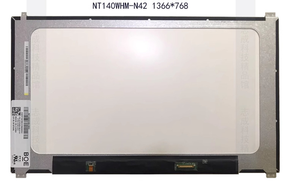 NT125WHM-N42 BOE 12.5&quot; 1366 ((RGB) × 768, 200 cd/m2 จอจอ LCD อินดัสเตรียล