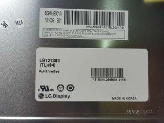 RGB Vertical Strip LB121S03-TL04 30 พิน LG TFT Display 70/70/55/65 (ประเภท)