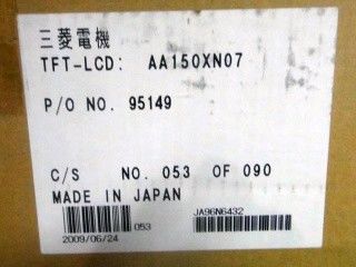 AA150XN07 4 PC CCFL TFT LCD 15 นิ้ว อุตสาหกรรม TFT จอ 75/75/50/60 (ประเภท)