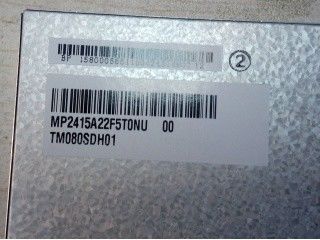 ไม่มี Driver DE SYNC Mode TM080SDH01 8 นิ้ว Tianma TFT 70/70/50/70