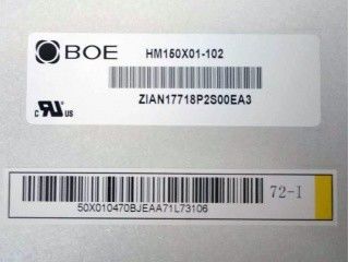 HM150X01-102 15 นิ้วด้านบน I / F แผ่น LCD TFT การแพทย์ 80/80/80/80 (ชนิด)