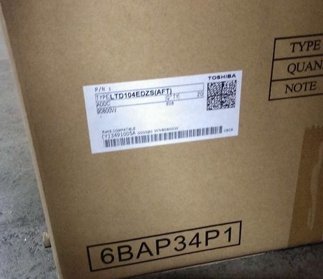 1024x768 TFT LCD Panel LTD104EDZS 45 cd/m2 (ประเภท) 024 ((RGB) × 768, XGA 123PPI