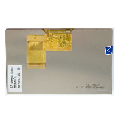 การสัมผัสแบบต้านทาน 4.7 นิ้ว 480*272 TM047NBH03 TFT FPC Panel 70/70/60/70 280 cd/m2