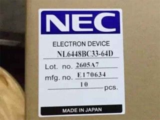 10.4 นิ้ว 450cd / m2 VGA 76PPI TFT แผน LCD NL6448BC33-64D 80/80/80/55