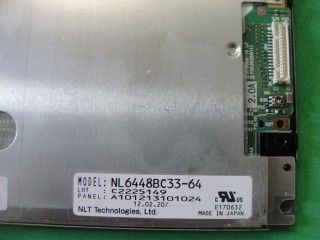 640*480 40% NTSC 450cd/m2 NEC TFT จอ NL6448BC33-64R 3.3/5.0V 262K 40% NTSC