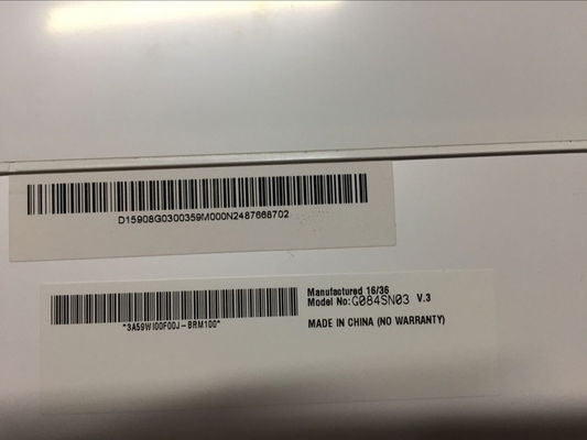 G084SN03 V3 8.4 INCH 250 cd/m2 800×600 มุมชม 80/80/80/60 TFT-LCD, LCM