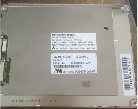 AA057VG12 มิตซูบิชิ 5.7 นิ้ว 640 × 480 RGB 500CD / M2 WLED TTL อุณหภูมิในการจัดเก็บ: -30 ~ 80 ° C จอ LCD อุตสาหกรรม