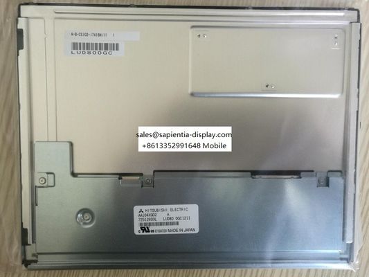 AA104XG02 มิตซูบิชิ 10.4 นิ้ว 1024 × 768 RGB 500CD / M2 WLED LVDS อุณหภูมิในการทำงาน: -30 ~ 80 ° C จอ LCD อุตสาหกรรม