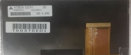 AA050MC01 มิตซูบิชิ 5 นิ้ว 800 × 480 RGB 300CD / M2 WLED TTL อุณหภูมิในการจัดเก็บ: -30 ~ 80 ° C จอ LCD อุตสาหกรรม