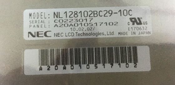 NL128102BC29-10C NLT 19INCH 290CD / M2 LCM 1280 × 1024 1280 × 1024RGB CCFL LVDS อุณหภูมิในการจัดเก็บ: -20 ~ 60 ° C จอ LCD อุตสาหกรรม