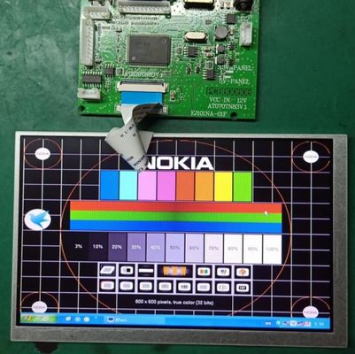 AT070TN83 V.1 Innolux 7.0 &quot;800 (RGB) × 480 300 cd / m²จอแสดงผล LCD อุตสาหกรรม
