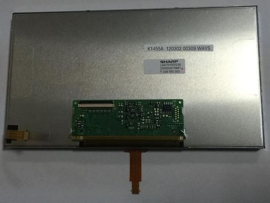 7 &quot;LCM 800 × 480RGB 485cd / m² LQ070Y5DG36 จอแสดงผล TFT LCD ที่คมชัด