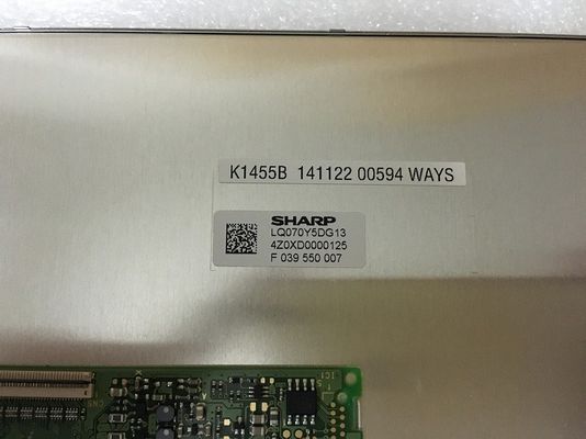 LQ070Y5DG13 Sharp 7 &quot;LCM 800 × 480RGB จอแสดงผล LCD อุตสาหกรรม