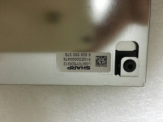 LQ070Y5DG12 Sharp 7 &quot;LCM 800 × 480RGB จอแสดงผล LCD อุตสาหกรรม
