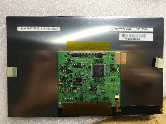 LQ070Y3LG4A Sharp 7 &quot;LCM 800 × 480RGB 350cd / m²จอแสดงผล LCD อุตสาหกรรม