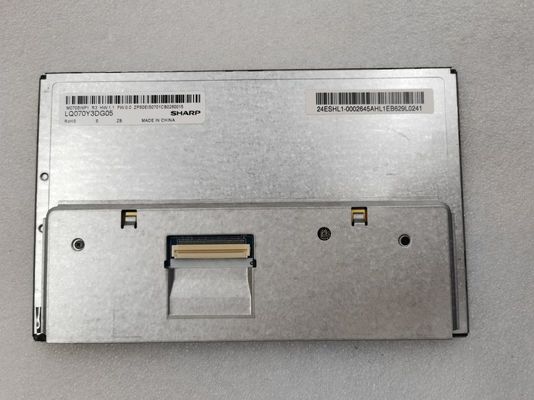 7 &quot;LCM 800 × 480RGB 350cd / m² LQ070Y3DG05 จอแสดงผล TFT LCD ที่คมชัด