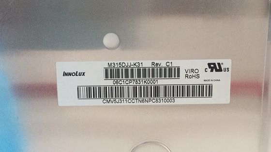 M315DJJ-K31 Innolux 32.0&quot; 3840(RGB)×2160 400 cd/m² จอ LCD อุตสาหกรรม
