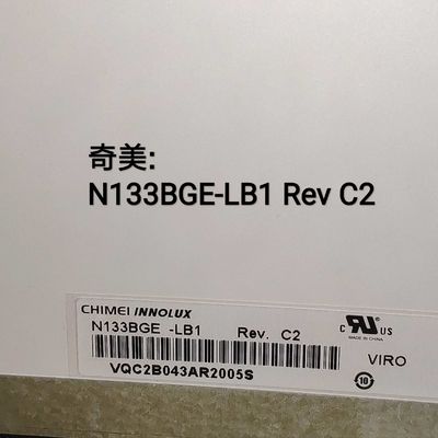 N133BGE-LB1 CHIMEI Innolux 13.3&quot; 1366(RGB)×768 200 cd/m² จอ LCD อุตสาหกรรม