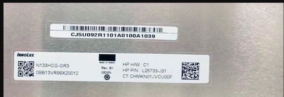 N133HCG-GR3 Innolux 13.3&quot; 1920(RGB)×1080 400 cd/m² จอ LCD อุตสาหกรรม