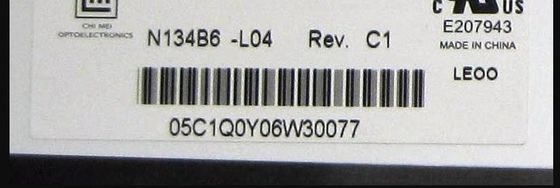 N134B6-L04 CMO 13.4&quot; 1366(RGB)×768 220 cd/m² จอ LCD อุตสาหกรรม