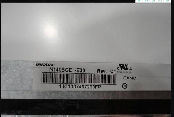 N140BGE-E33 INNOLUX 14.0&quot; 1366(RGB)×768 220 cd/m² จอ LCD อุตสาหกรรม
