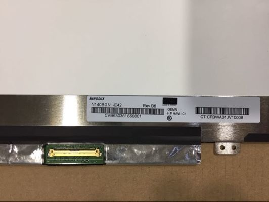 N140BGN-E42 INNOLUX 14.0&quot; 1366(RGB)×768 220 cd/m² จอ LCD อุตสาหกรรม