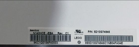 N140HCE-EBA INNOLUX 14.0&quot; 1920(RGB)×1080 220 cd/m² จอ LCD อุตสาหกรรม