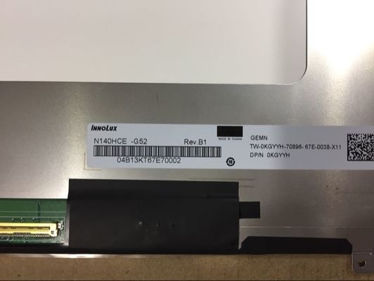 N140HCE-G52 INNOLUX 14.0&quot; 1920(RGB)×1080 300 cd/m² จอ LCD อุตสาหกรรม