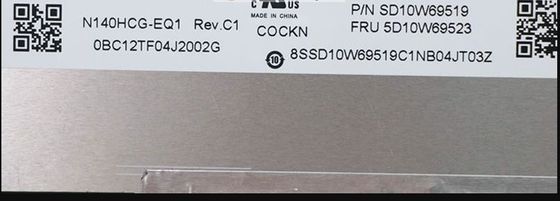 N140HCG-EQ1 INNOLUX 14.0&quot; 1920(RGB)×1080 300 cd/m² จอ LCD อุตสาหกรรม