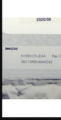 N156HCN-EAA Innolux 15.6&quot; 1920(RGB)×1080 250 cd/m² จอ LCD อุตสาหกรรม