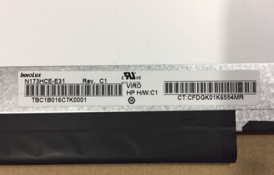N173HCE-E31 Innolux 17.3&quot; 1920(RGB)×1080 300 cd/m² จอ LCD อุตสาหกรรม