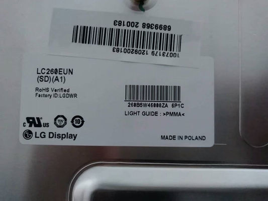 LC260EXN-SCB1 LG Display 26.0&quot; 1366(RGB)×768 400 cd/m² จอ LCD อุตสาหกรรม