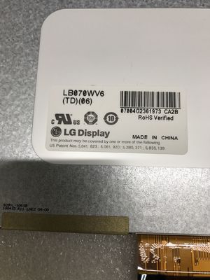 LB070WV6-TD06 LG Display 7.0&quot; 800(RGB)×480 350 cd/m² จอ LCD อุตสาหกรรม