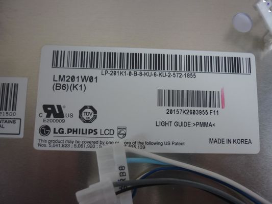 LM201W01-SLA3 LG. LCD 20.1" 1680 ((RGB) × 1050 ความร้อนในการเก็บ: -20 ~ 60 °C