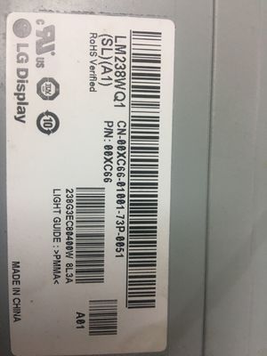 23.8" 2560×1440 อุตสาหกรรม TFT จอ 300cd / m2 LM238WQ1-SLA1 89/89/89/89 (ประเภท.)