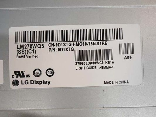 2560x1440 300cd/m2 Lcd Video Module 27.0" LM270WQ5-SSC1 89/89/89/89 (ประเภท)