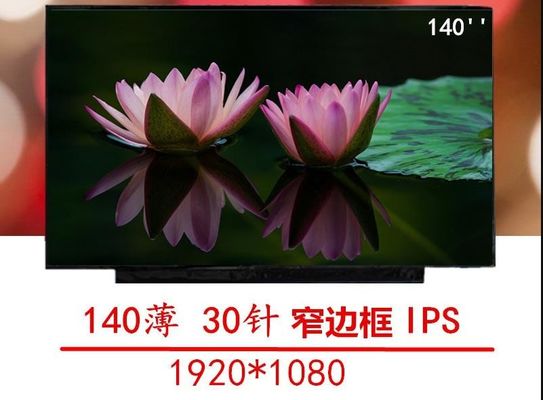 14.0&quot; 1920 × 1080 300cd / m2 โมดูลวิดีโอ LCD 157PPI LP140WF3-SPC1