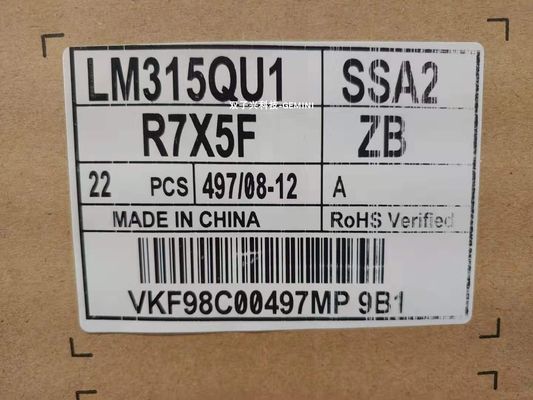LM315QU1-SSA2 32.0&quot; 7680x4320 อุตสาหกรรม TFT จอแสดงผล 400 cd/m2 89/89/89/89 (ประเภท)