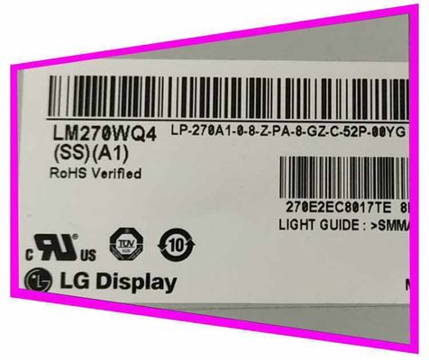 LM270WQ4-SSB1 LG Display 27.0&quot; 2560×1440 350cd/m2 อุตสาหกรรม LCD DISPLAY