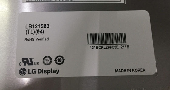 LB121S03-TD02 12.1 นิ้ว 800x600 82PPI Tft LCD จอ 250cd / M2 LG LCD