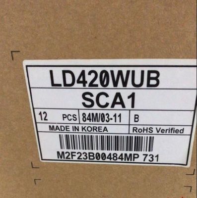 24 นิ้ว 1920 × 1080 700cd / M2 Tft หน้าจอ LCD 2PPI LD420WUB-SCA1
