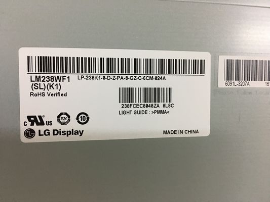 23.8 นิ้ว 250cd / M2 จอ LCD อุตสาหกรรม FHD 92PPI LM238WF1-SLA1