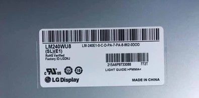 LM240WU8-SLE4 LG Display 24.0&quot; 1920(RGB)×1200 300 cd/m² จอ LCD อุตสาหกรรม