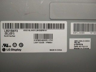 LM215WF3-SLQ1 จอแสดงผล LG 21.5&quot; 1920(RGB)×1080 250 cd/m² INDUSTRIAL LCD DISPLAY